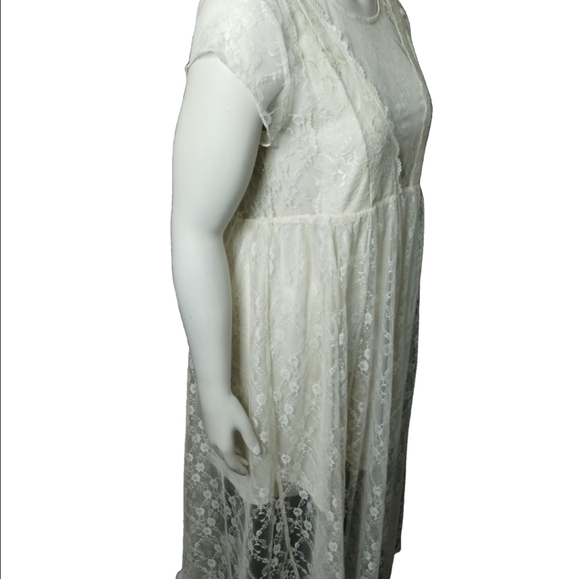 Altar'd State Women's Cottagecore Romantic Victorian Lace‎ Soft Girl Dress Large - Picture 4 of 11